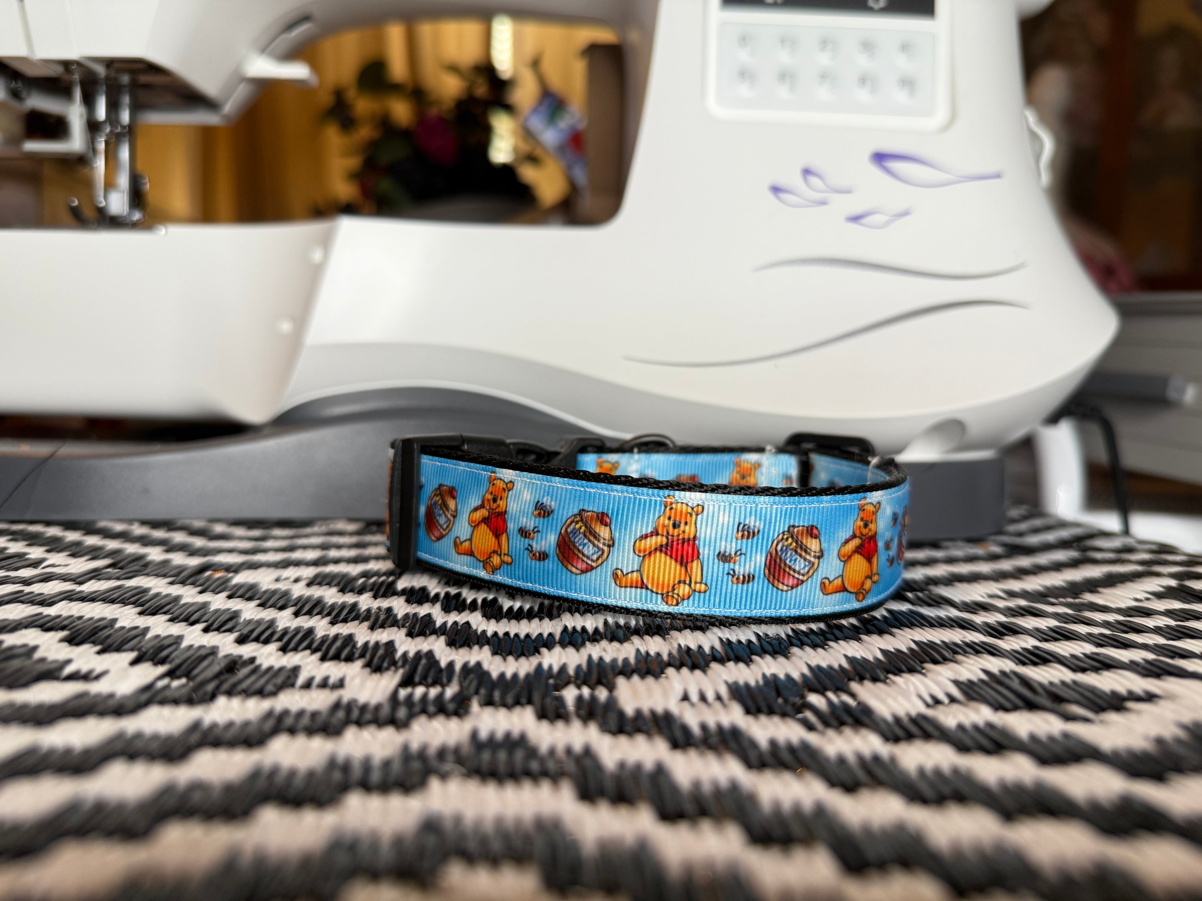 Winnie the Pooh adjustable dog collar