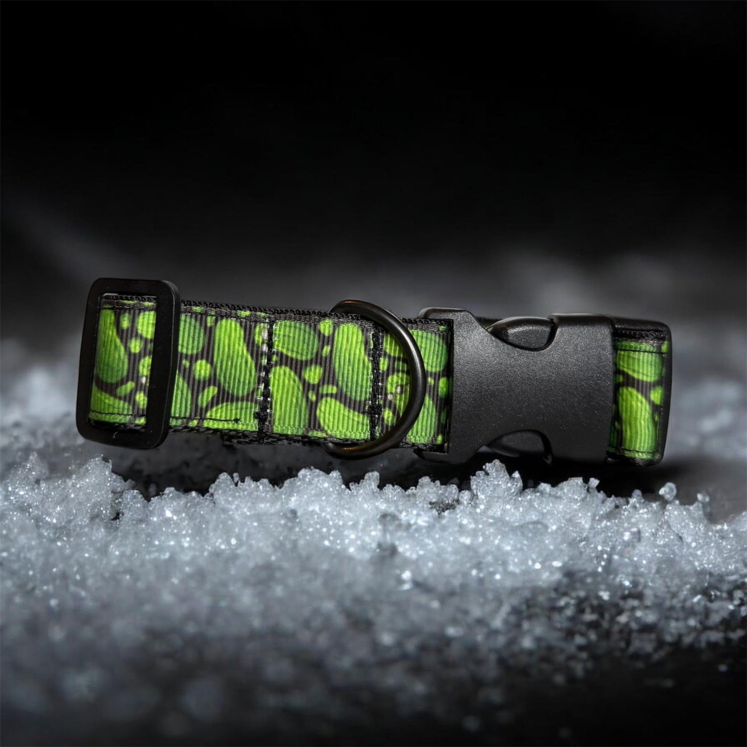 I'm Kind of a Big Deal" Pickle Dog Collar - Funny Pickle Pattern Pet Accessory - Handmade Adjustable Dog Collar